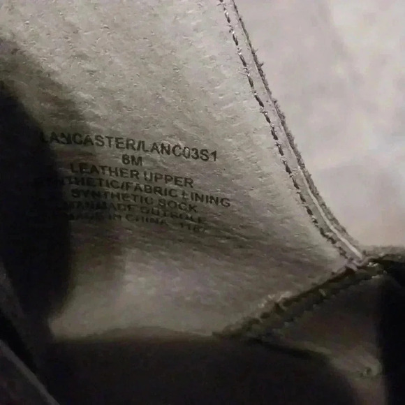 Steve Madden Lancaster Gray Sueded, Leather Upper, Slip On Stacked Heel Boots, 7 - Picture 5 of 6